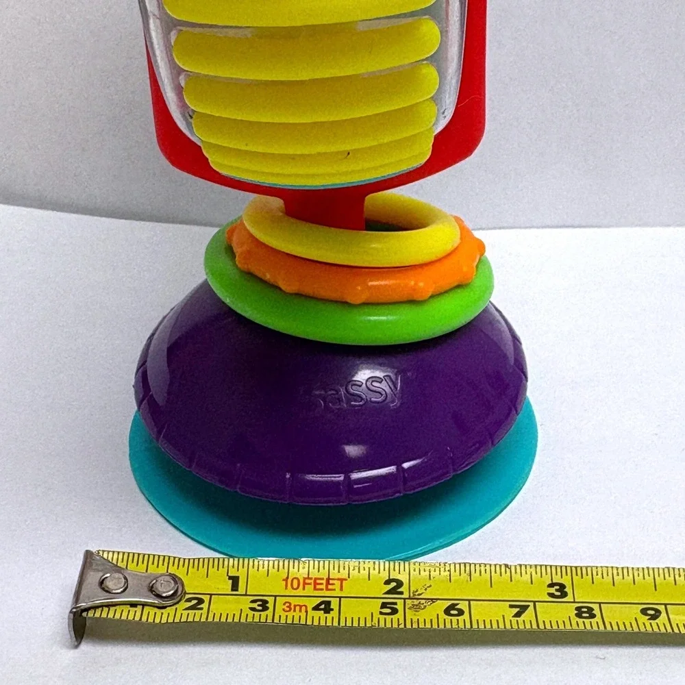 Sensory Spinning Ferris Wheel High Chair Toy 6 months up Sassy Suction activity